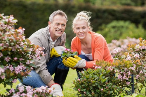 Low-carbon electric van used by gardeners for eco-friendly collections